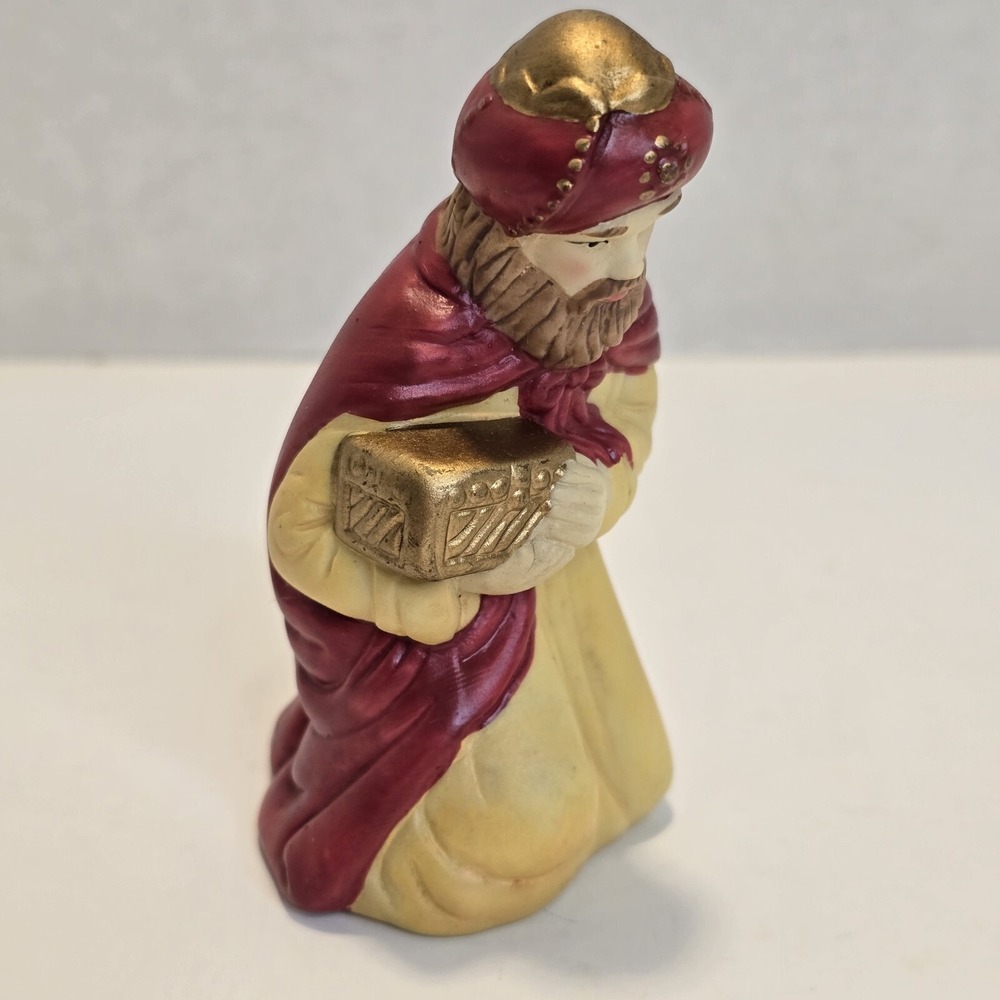 Nativity Set Porcelain Wiseman Figure Replacement Part - Picture 2 of 8